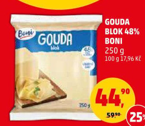 Sýr Gouda 48% Boni