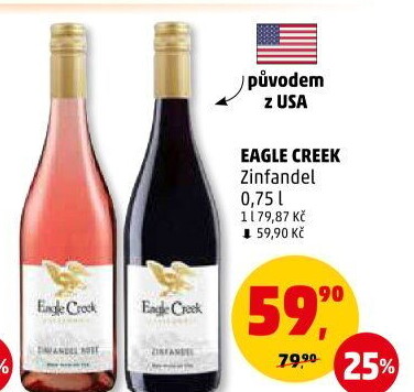 Víno Zinfandel Eagle Creek