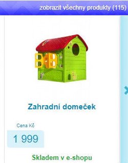 Zahradní domeček