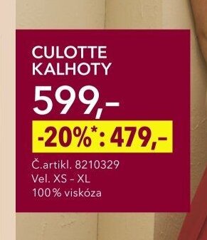 CULOTTE KALHOTY