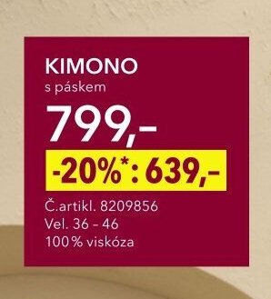 KIMONO s páskem