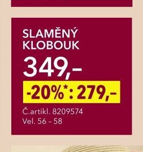 SLAMĚNÝ KLOBOUK
