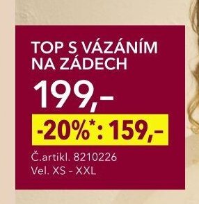 TOP S VÁZÁNÍM NA ZÁDECH