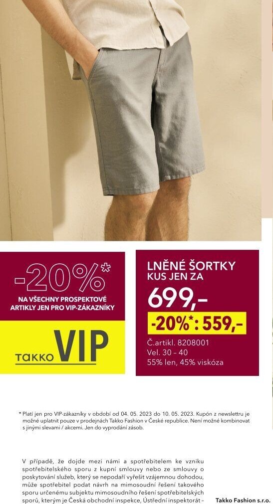 Lněné šortky