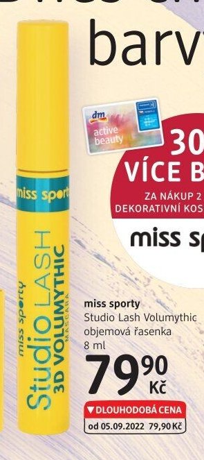miss sporty Studio Lash Volumythic objemová řasenka