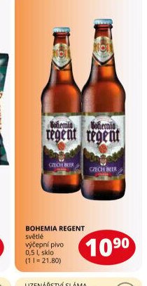 BOHEMIA REGENT světlé výčepní pivo