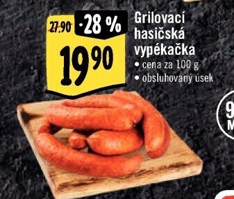 Klobása hasičská vypékačka