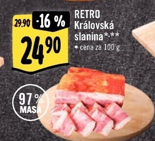 Královská slanina Albert Retro