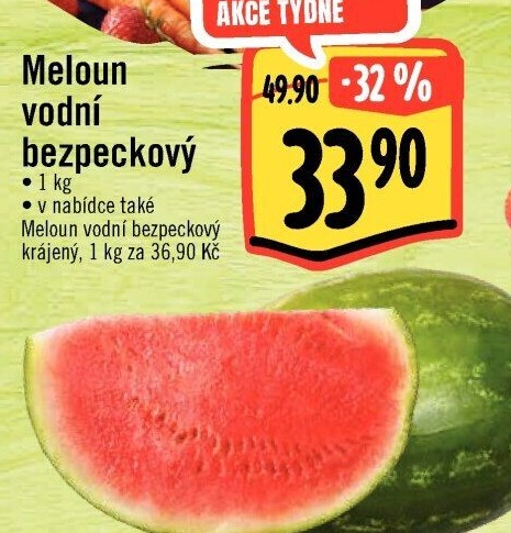 Meloun vodní bezsemenný