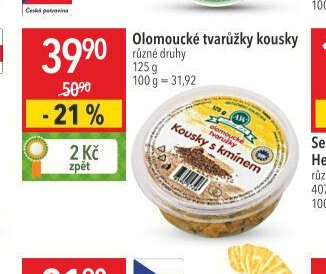 Olomoucké tvarůžky kousky