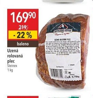 Uzená rolovaná plec