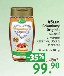 Čekankový sirup 4Slim