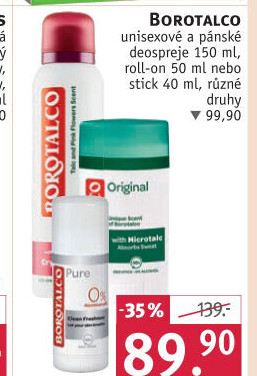 Deodorant sprej Borotalco