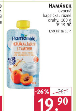 Kapsička ovocná Hamánek