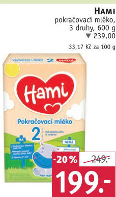 Kojenecká výživa Hami