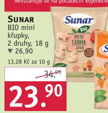 Křupky bio Sunar