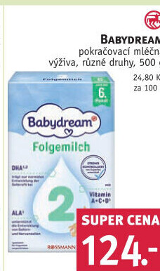 Mléčná výživa Babydream