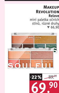 Paletka očních stínů ReLOVE Makeup Revolution