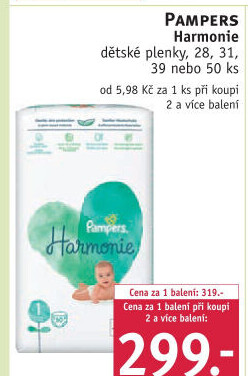 Pleny dětské Pampers Harmonie