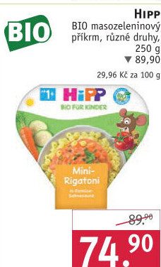 Příkrm masozeleninový Bio HiPP