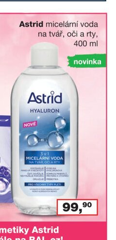 Astrid micelární voda