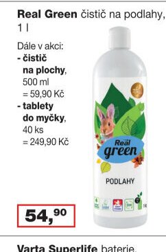 Real Green čistič na podlahy