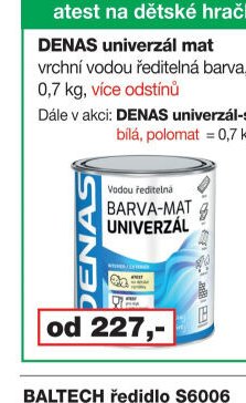 DENAS univerzál mat