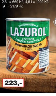 LAZUROL základ impregnační S1033
