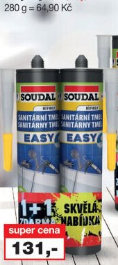 Soudal Easy sanitární tmel
