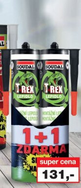 Soudal T-Rex montážní lepidlo