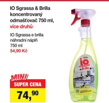 Čistič a odmašťovač Sgrassa e Brilla Madel