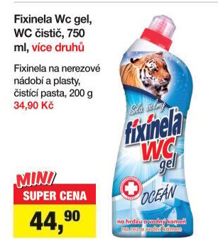 Čistič WC gelový Fixinela