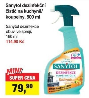 Dezinfekční čistič kuchyně Sanytol
