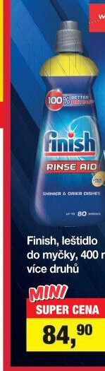 Leštidlo do myčky Finish