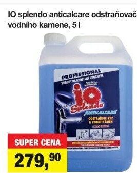Odstraňovač vodního kamene IO Splendo