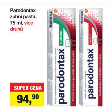 Pasty na zuby Parodontax