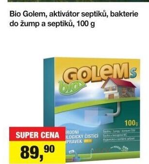Přípravek do septiků Bio Golem