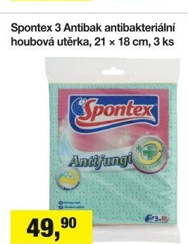 Utěrka houbová antibakteriální Spontex