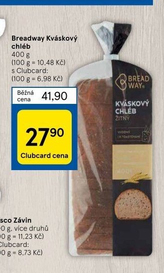 Breadway Kváskový chléb