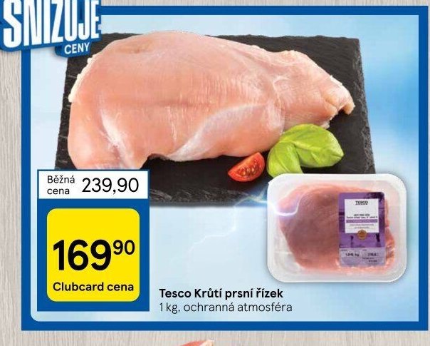 Tesco Krůtí prsní řízek
