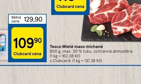 Tesco Mleté maso míchané