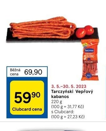 Tarczyński Vepřový kabanos