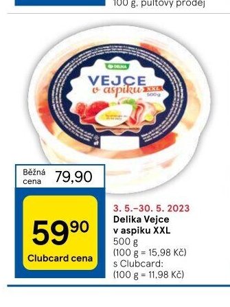 Delika Vejce v aspiku XXL