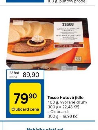 Tesco Hotové jídlo