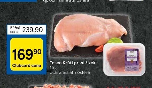 Tesco Krůtí prsní řízek