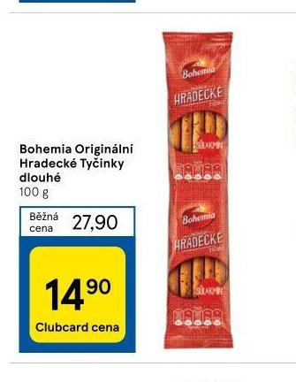 Bohemia Originální Hradecké Tyčinky