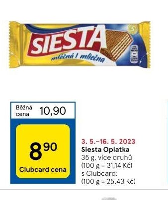 Siesta Oplatka