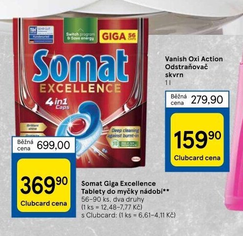 Somat Giga Excellence Tablety do myčky nádobí