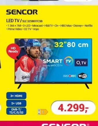 SENCOR LED TV SLE 32S801TCSB