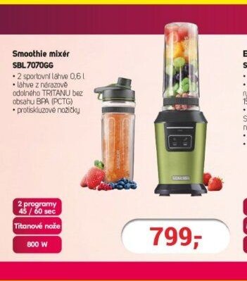 Sencor Smoothie mixér SBL 7070GG
